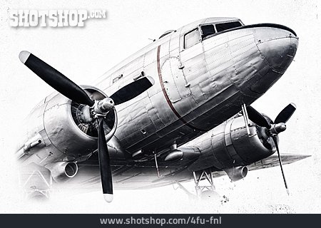 
                Rosinenbomber, Militärflugzeug, Douglas Dc-3                   