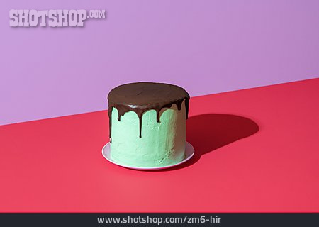 
                Torte, Schokoladenguss, Geburtstagskuchen                   