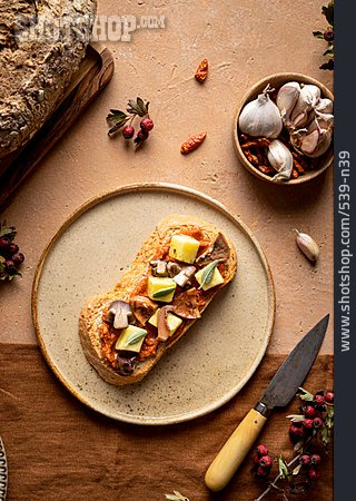 
                Brotzeit, Belegtes Brot, Mediterrane Küche                   
