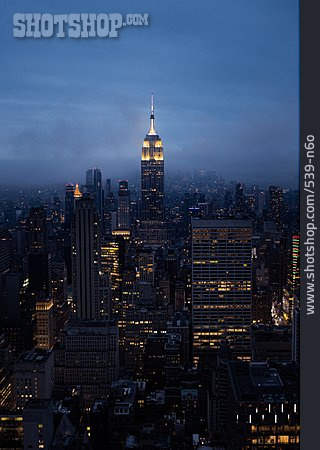 
                Wolkenkratzer, New York, Empire State Building                   