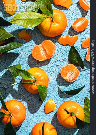 
                Mandarine, Komplementärkontrast, Mediterran, Craquelé                   