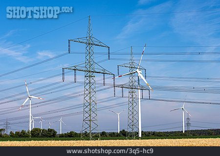 
                Strom, Elektrizität, Stromversorgung, Windenergie                   