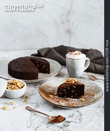 
                Kakaohaltig, Schokoladenkuchen, Brownie, Kaffee Und Kuchen                   