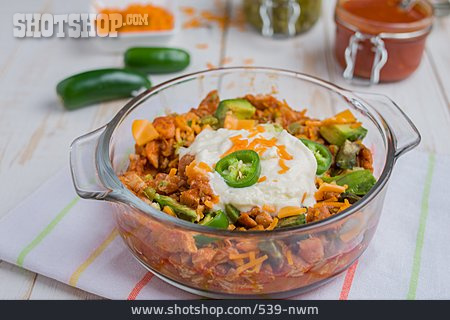 
                Mexikanische Küche, Hühnchensalat                   