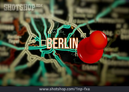 
                Berlin, Reiseplanung, Pinnadel                   