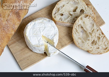 
                Brotscheibe, Camembert                   