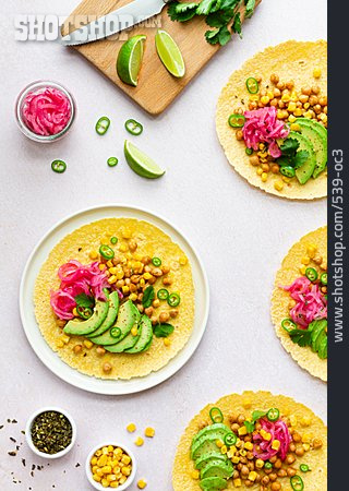 
                Farbenfroh, Taco, Sommerküche                   