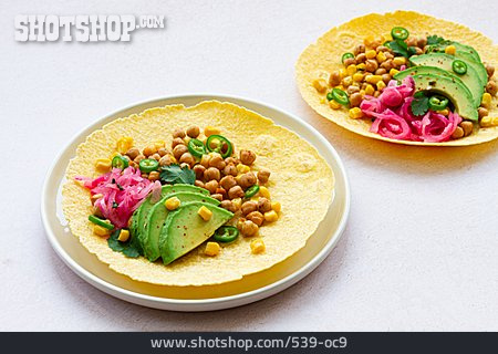 
                Farbenfroh, Vegetarisch, Taco, Sommerküche                   