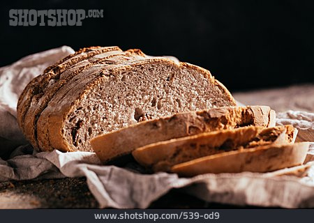 
                Geschnitten, Brot, Brotscheibe                   