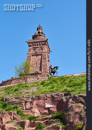 
                Reiterstandbild, Kyffhäuser, Kyffhäuserdenkmal, Barbarossa                   