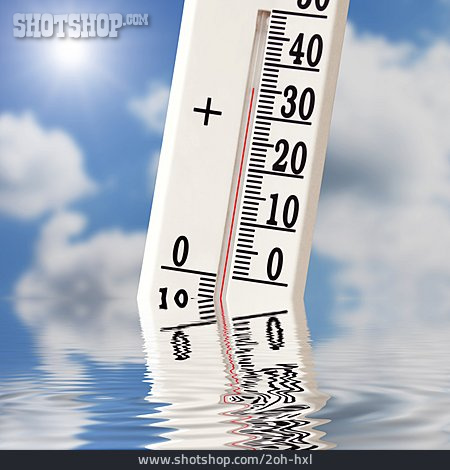 
                Sommer, Messen, Temperatur, Wassertemperatur                   