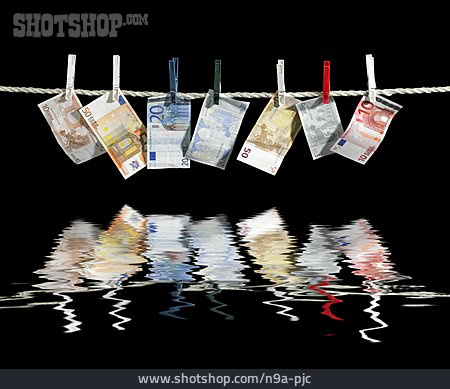 
                Euro, Papiergeld, Geldwäsche                   