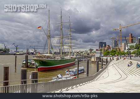 
                Hamburg, Segelschiff, Hamburger Hafen                   