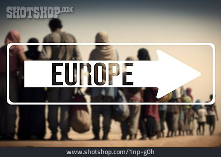 
                Europa, Flüchtlingskrise, Festung Europa                   