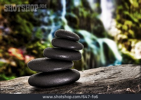 
                Kieselstein, Gleichgewicht, Steinstapel                   