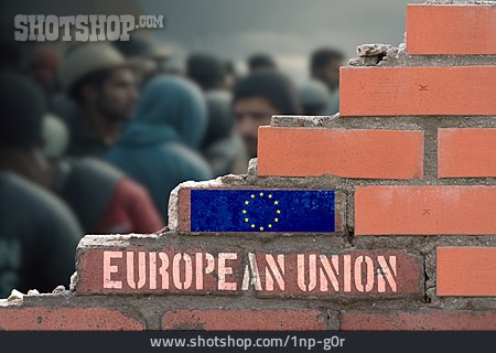 
                Europäische Union, Flüchtlingskrise, Festung Europa                   
