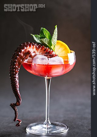 
                Cocktail, Oktopus, Tentakel                   