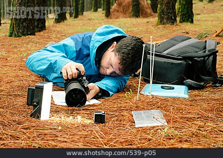 
                Fotograf, Pilze, Ausrüstung, Makrofotografie                   