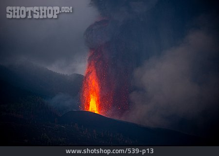 
                Vulkan, Eruption, Vulkanausbruch, Cumbre Vieja                   