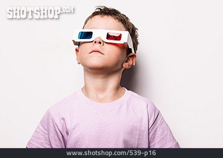 
                Junge, Vision, 3d-brille                   