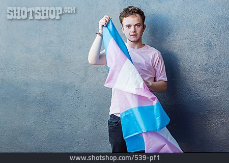 
                Symbol, Transgender, Transgenderflagge                   