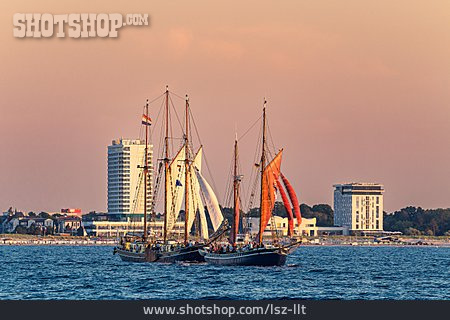 
                Küste, Segelschiff, Rostock                   