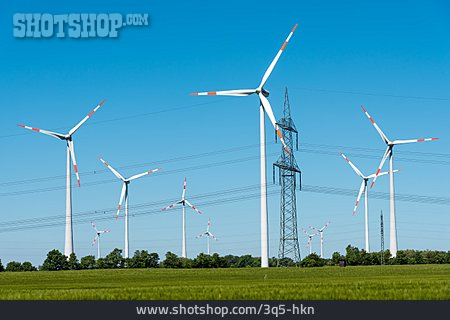 
                Windenergie, Windpark, Windturbine                   