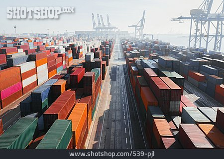 
                Logistik, Hafen, Containerhafen, Export, Valencia                   