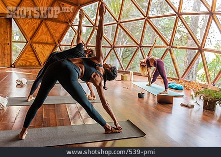 
                Balance, Trikonasana, Yogastudio                   