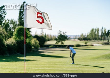 
                Flagge, 5, Golfsport                   