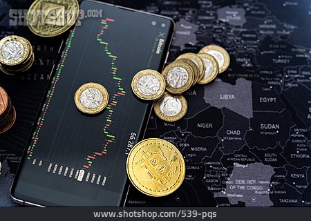
                Wirtschaft, Handel, Aktienkurs, Weltweit, Kurs, Bitcoin                   