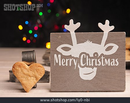 
                Weihnachten, Weihnachtsplätzchen, Weihnachtskarte, Merry Christmas                   