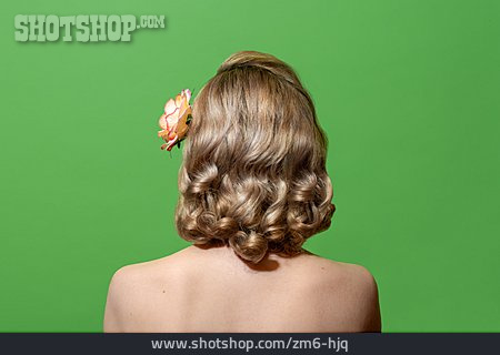 
                Blonde Haare, Rose, Frisur                   
