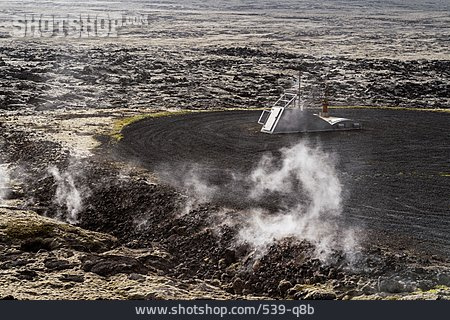 
                Island, Regenerative Energie, Geothermie, Kraterlandschaft                   
