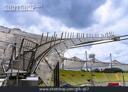 
                München, Olympiastadion, Dachkonstruktion                   