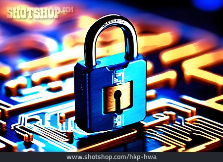 
                Datensicherheit, Sicherheitsschloss, Computersicherheit                   