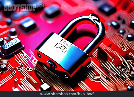
                Datensicherheit, Sicherheitsschloss, Computersicherheit                   