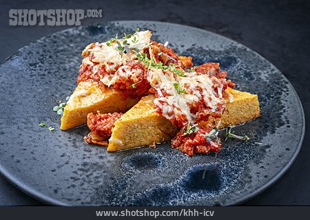 
                Abendessen, Italienische Küche, Polenta Alla Sarda                   