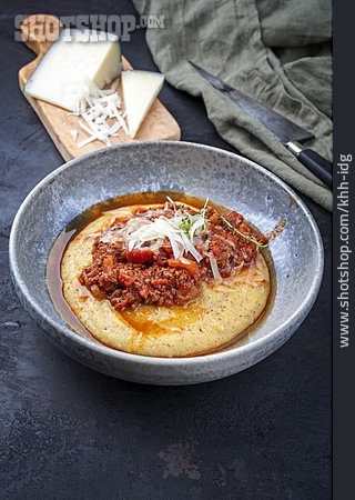 
                Polenta, Mittagessen, Polenta Alla Sarda                   