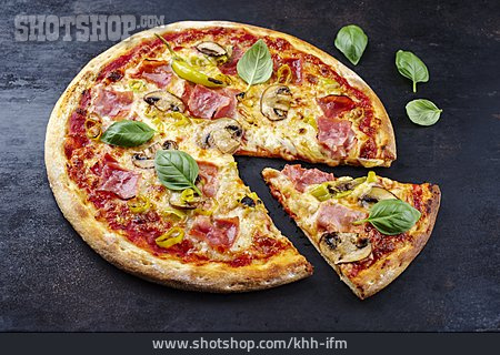 
                Pizza, Schinkenpizza                   