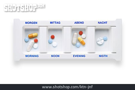 
                Medikament, Einnahme, Tageszeit, Medikamenteneinnahme                   