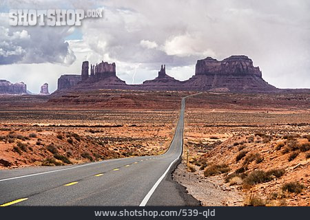 
                Landstraße, Monument Valley, Navajo Tribal Park                   