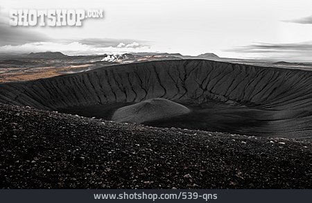 
                Island, Vulkan, Kraterlandschaft, Hverfjall                   