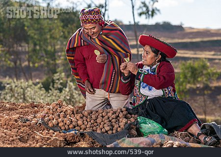 
                Landwirtschaft, Peru, Indigen, Bauern                   