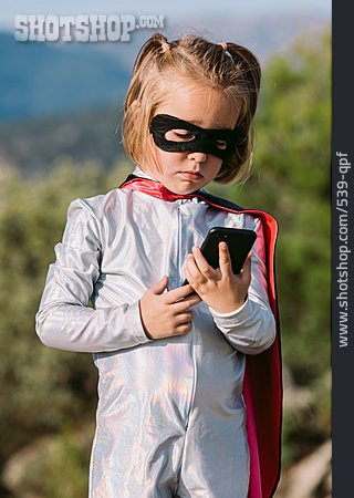 
                Mobile Kommunikation, Maskerade, Augenmaske, Superheldin                   