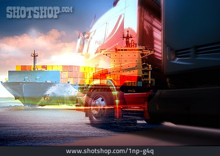 
                Logistik, Hafen, Import, Export                   