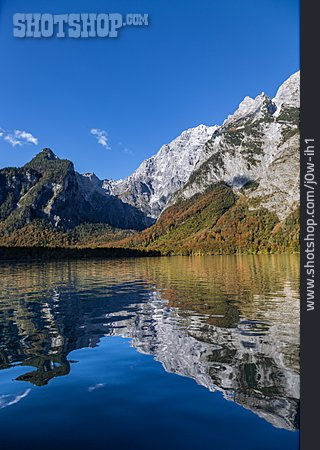 
                Gebirgssee, Königssee, Berchtesgadener Alpen                   