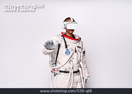 
                Erkunden, Simulation, 3d-brille, Astronaut                   