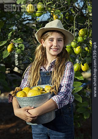
                Girl, Harvest, Portrait, Lemon                   