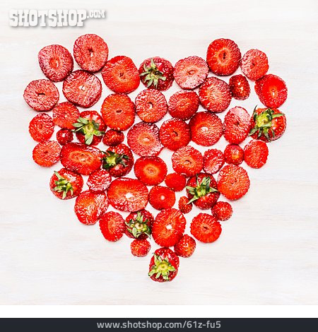 
                Herz, Erdbeere                   